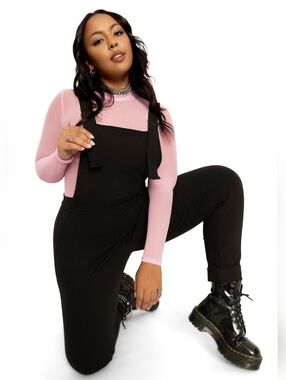 Blackmilk NWT XL Push It Ponte Overalls